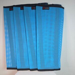 Shoofly Horse Fly Boots Loose Fitting Leggings Breathable Mesh Blue Medium